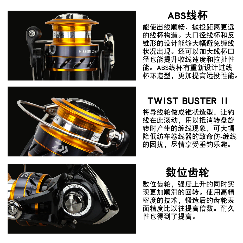DAIWA 낚시 릴 미션 CS 2000-4000 새로운 - Abu Garcia Reel Max 리뷰 및 가격