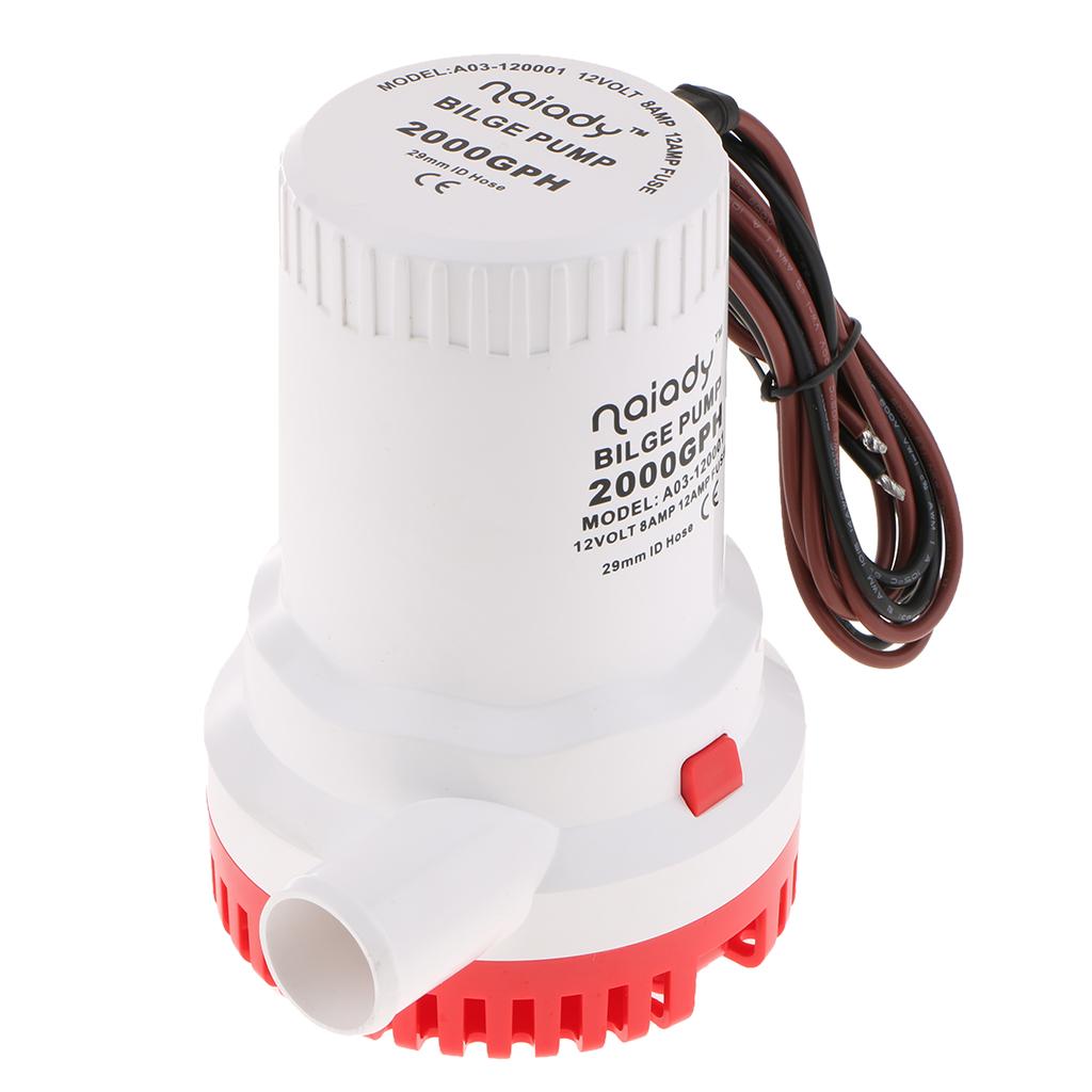 전기 빌지 펌프 2000GPH 수중 해양 물 이송 플라 - Fishing Boat Bilge Pump 리뷰 및 가격