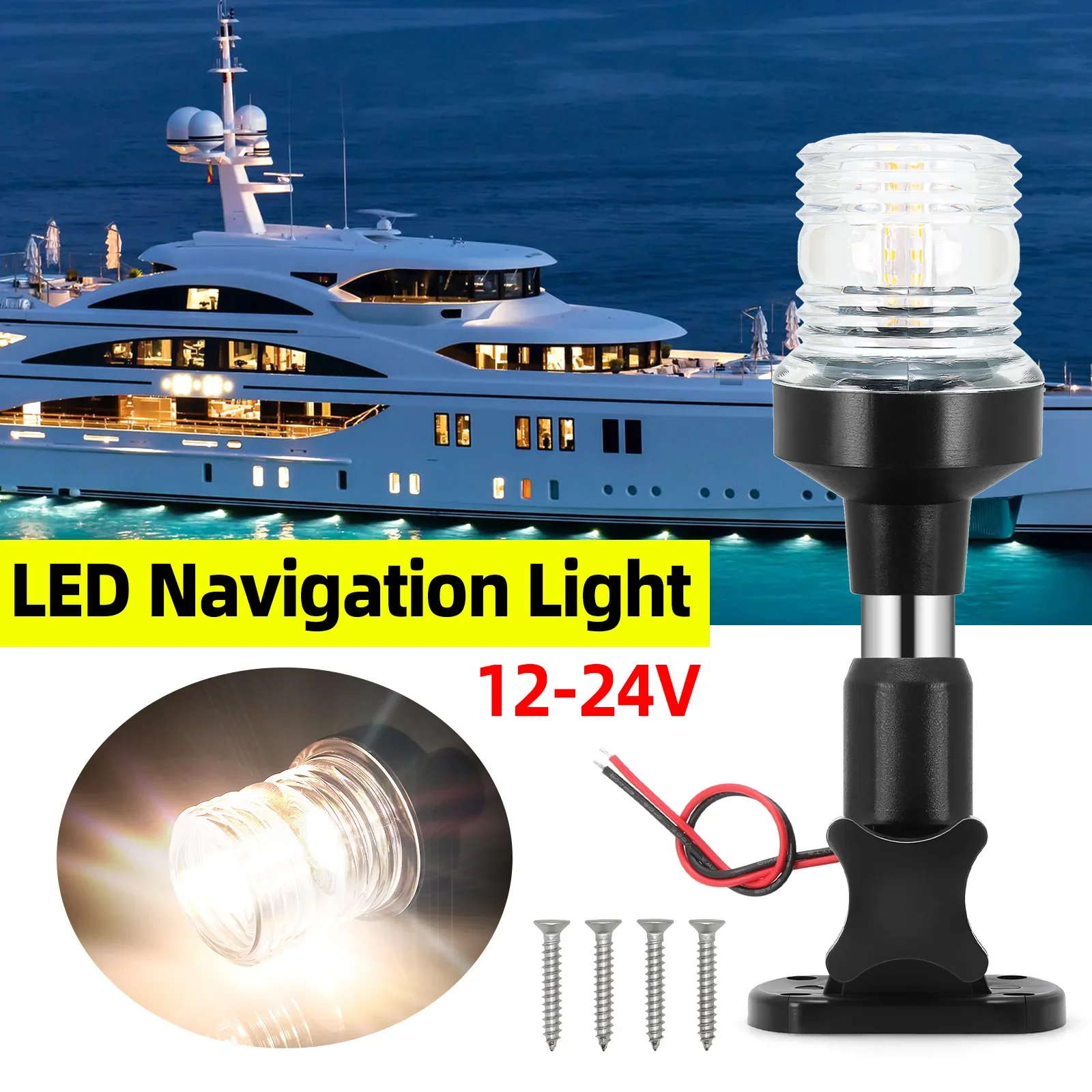 12-24V 네비게이션 라이트 6인치-12인치 LED  - Fishing Boat Paddle 리뷰 및 가격