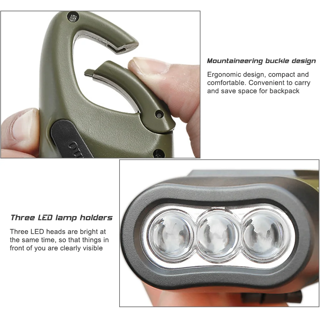 LED 손전등 핸드 크랭크 태양열 충전식 생존 장비 낚 - Fishing Boat Navigation Light 리뷰 및 가격